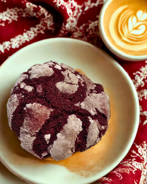 RED VELVET CREAM CHEESE-STUFFED COOKIE